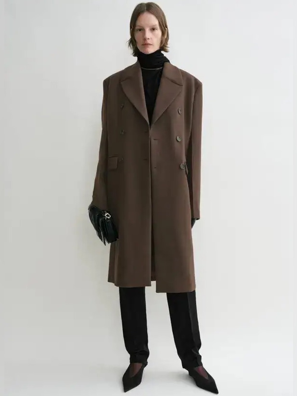 TOTEME Oversized Broad Midi Coat Size 30